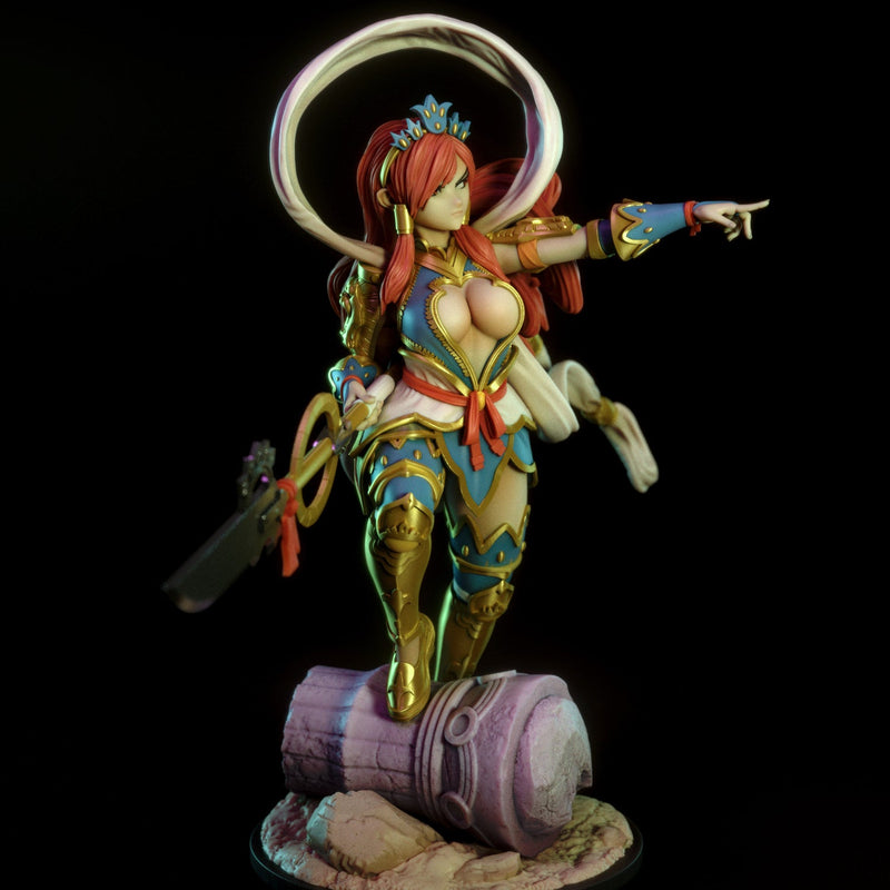 Ezra | Pin-Up Statue Fan Art Miniature Unpainted | Torrida Minis