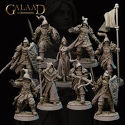 Escort the Queen Miniatures | Fantasy Miniature | Galaad Miniatures TabletopXtra