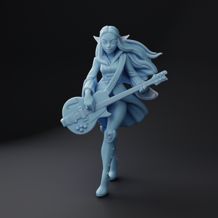 Guitarist Bard Evenstar | Bardic Beatdown | Twin Goddess Miniatures