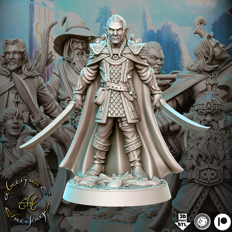 Evendil Gennala | Against the Shadows | Fantasy Miniature | RN Estudio TabletopXtra