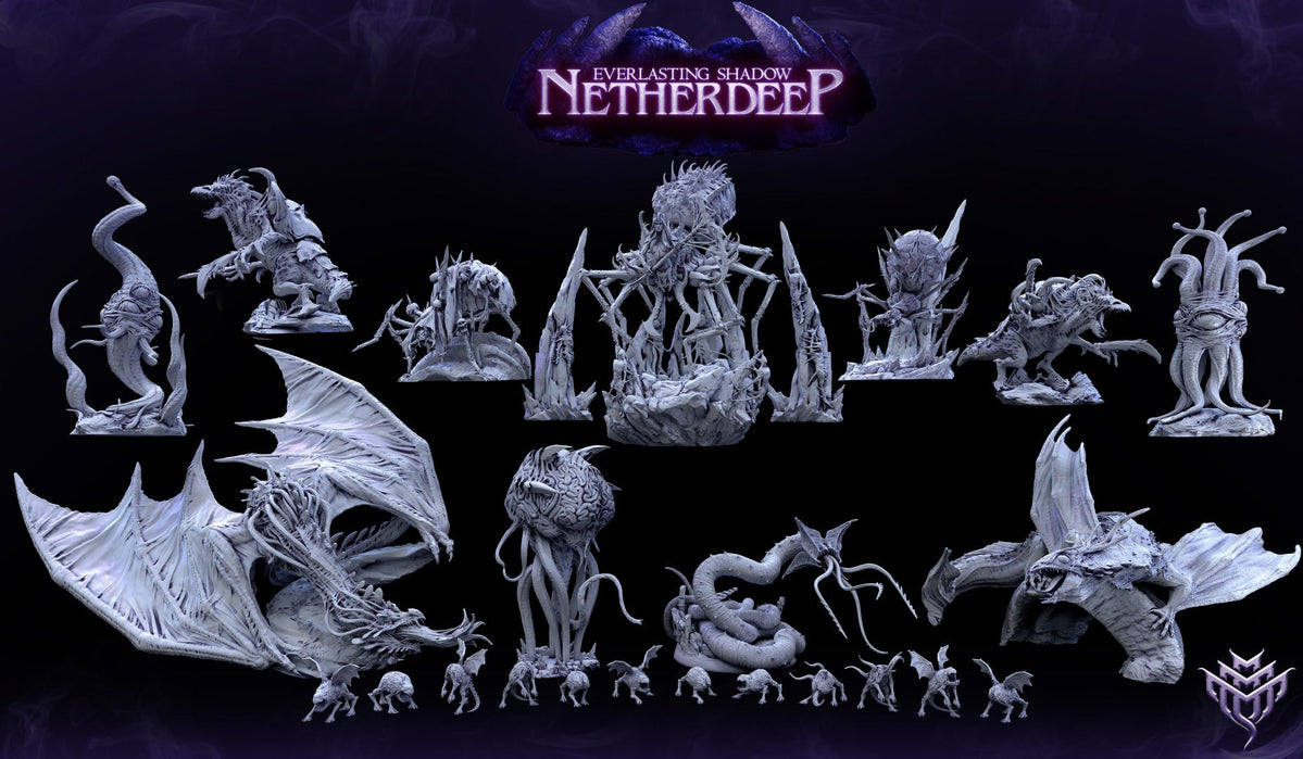 Everlasting Shadow Netherdeep Miniatures (Full Set) | Fantasy Miniatur ...
