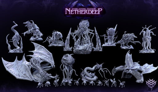 Everlasting Shadow Netherdeep Miniatures (Full Set) | Fantasy Miniature | Mini Monster Mayhem TabletopXtra