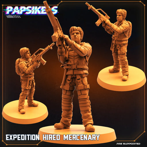 Expedition Hired Mercenary | Sci-Fi Specials | Sci-Fi Miniature | Papsikels TabletopXtra