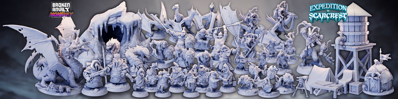 Expedition to Scarcrest Miniatures (Full Set) | Tabletop RPG Miniature TabletopXtra