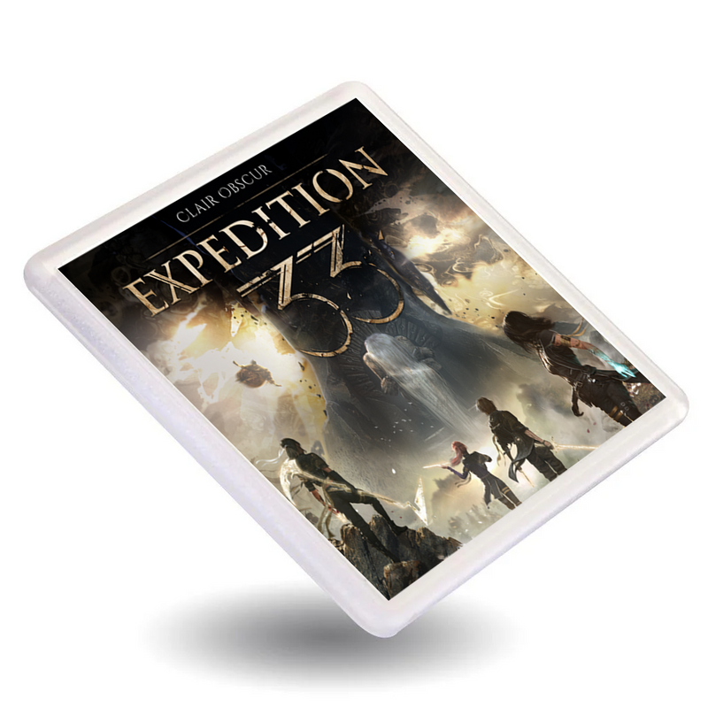 Gaming Box Art Coaster & Keyring Gift Set - Expedition 33