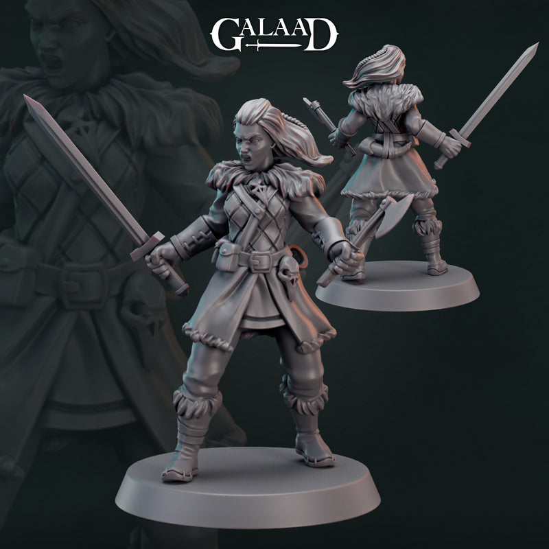 Norse Fighter Miniatures | Fantasy Miniature | Galaad Miniatures