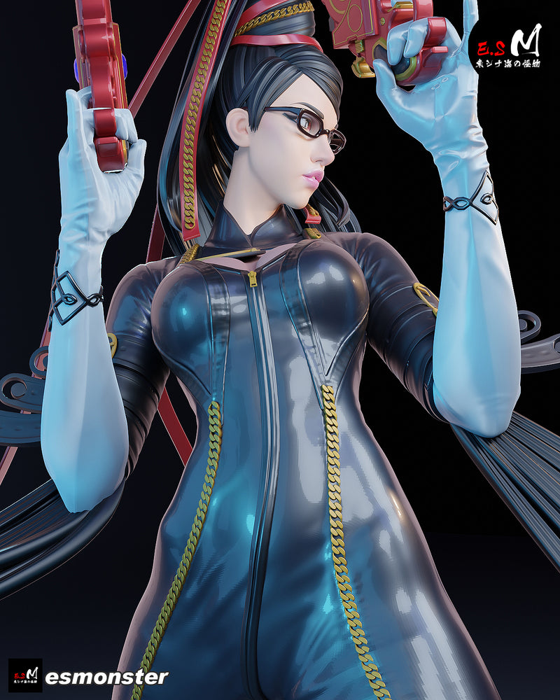 Bayonetta | Fan Art Statue Scale Model Kit Unpainted | E.S Monster