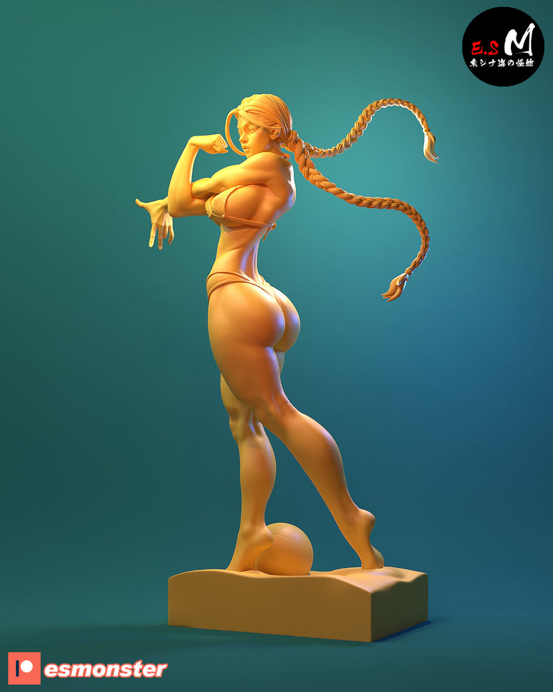 Cam Cam | Pin-Up Statue Fan Art Miniature Unpainted | E.S Monster