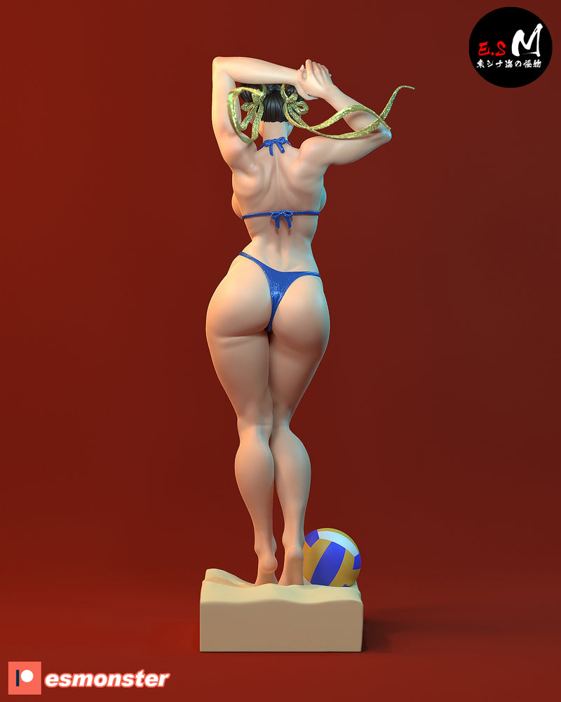 Choon Lee | Pin-Up Statue Fan Art Miniature Unpainted | E.S Monster