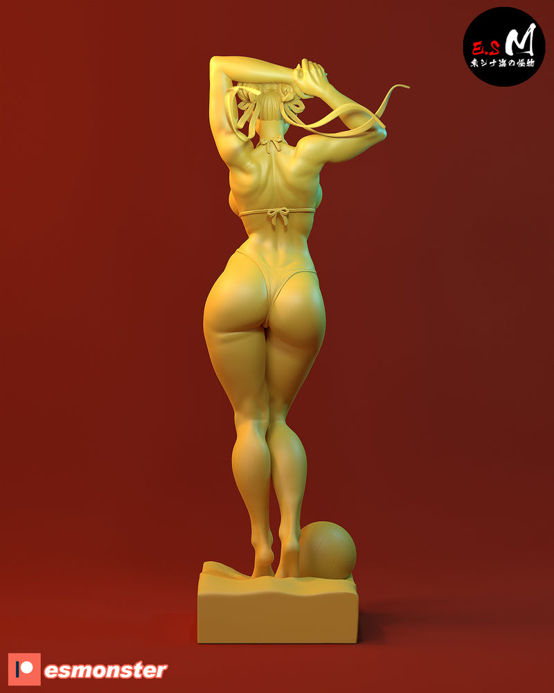 Choon Lee | Pin-Up Statue Fan Art Miniature Unpainted | E.S Monster