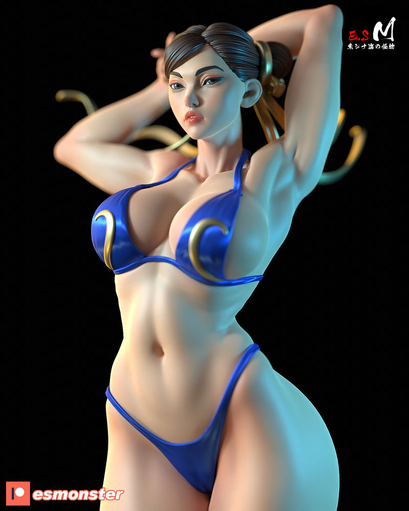 Choon Lee | Pin-Up Statue Fan Art Miniature Unpainted | E.S Monster
