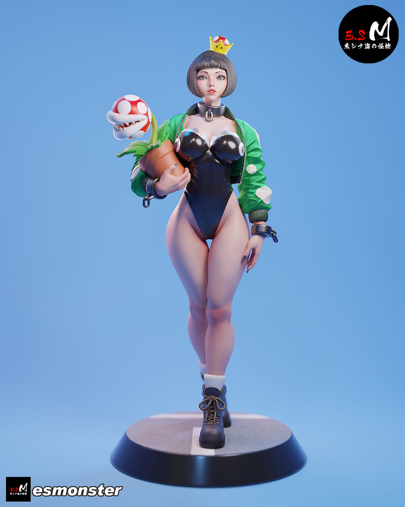 Chompette | Pin-Up Statue Fan Art Miniature Unpainted | E.S Monster