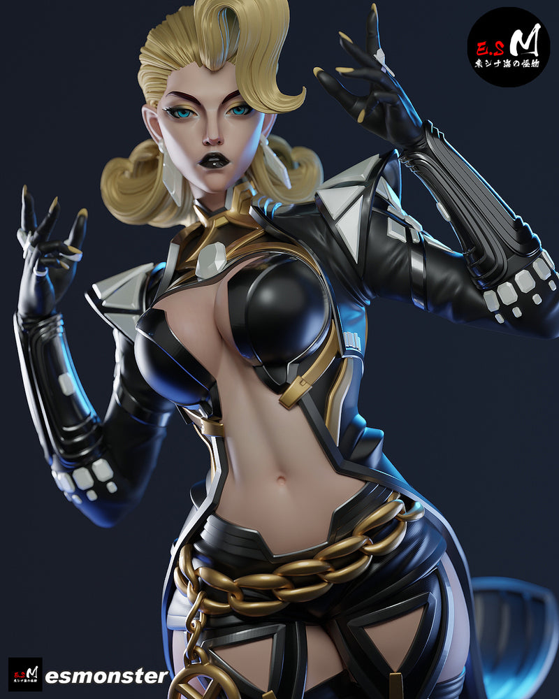 Frost | Pin-Up Statue Fan Art Miniature Unpainted | E.S Monster