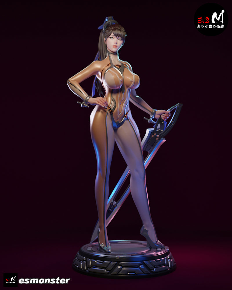 Eve | Pin-Up Statue Fan Art Miniature Unpainted | E.S Monster