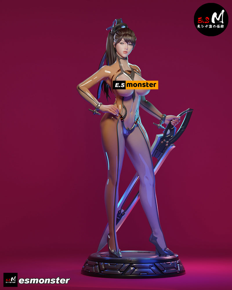 Eve | Pin-Up Statue Fan Art Miniature Unpainted | E.S Monster