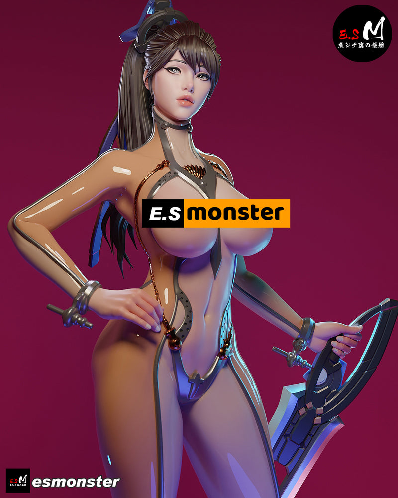 Eve | Pin-Up Statue Fan Art Miniature Unpainted | E.S Monster