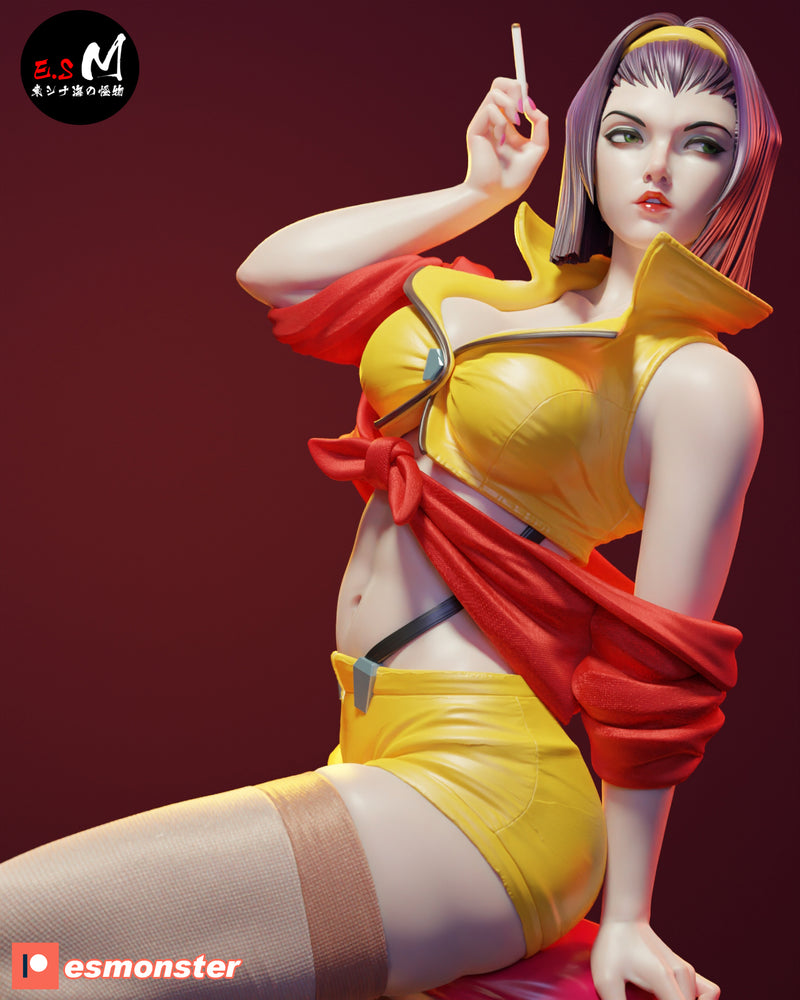 Fay Vay | Pin-Up Statue Fan Art Miniature Unpainted | E.S Monster