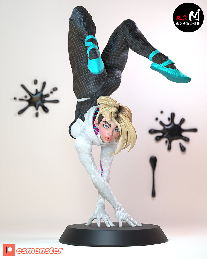Gwen | Pin-Up Statue Fan Art Miniature Unpainted | E.S Monster