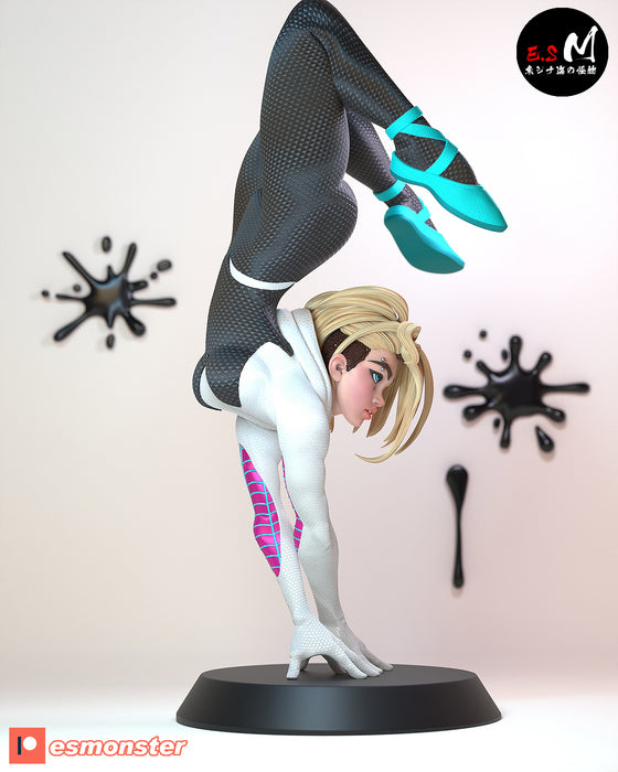 Gwen | Pin-Up Statue Fan Art Miniature Unpainted | E.S Monster