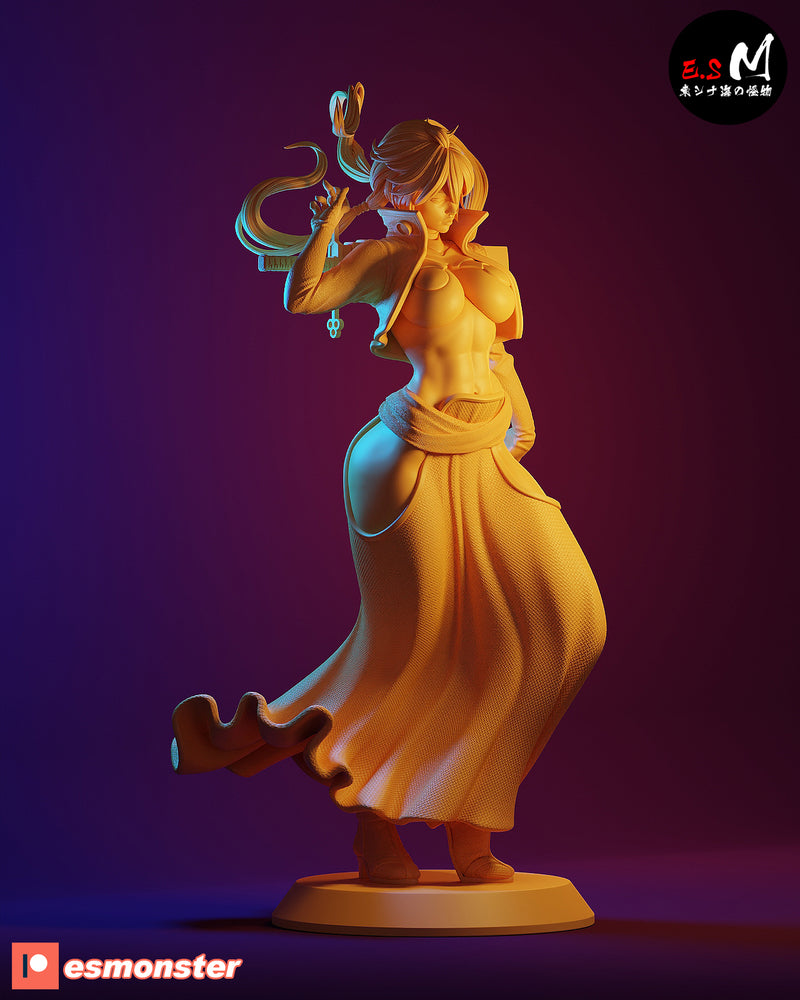 Halli-B | Pin-Up Statue Fan Art Miniature Unpainted | E.S Monster