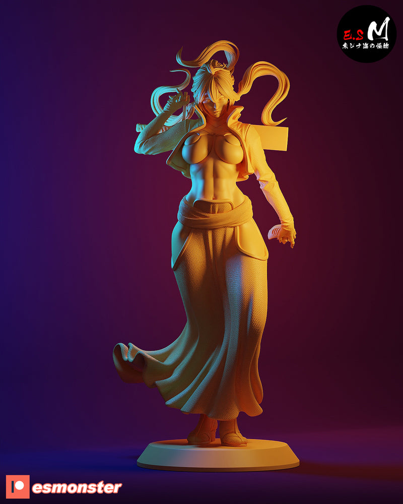 Halli-B | Pin-Up Statue Fan Art Miniature Unpainted | E.S Monster