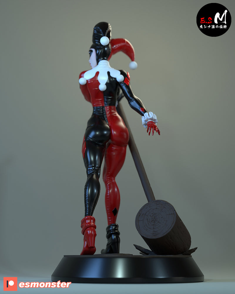 Harley | Pin-Up Statue Fan Art Miniature Unpainted | E.S Monster