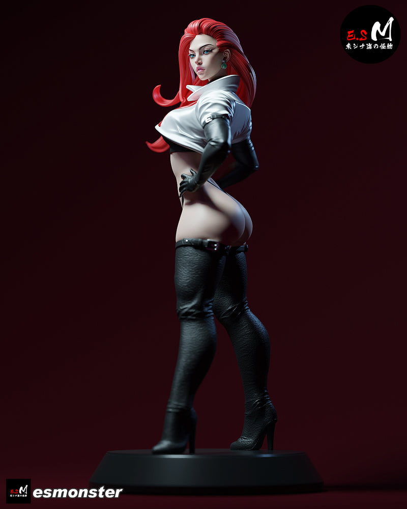 Jessie | Pin-Up Statue Fan Art Miniature Unpainted | E.S Monster