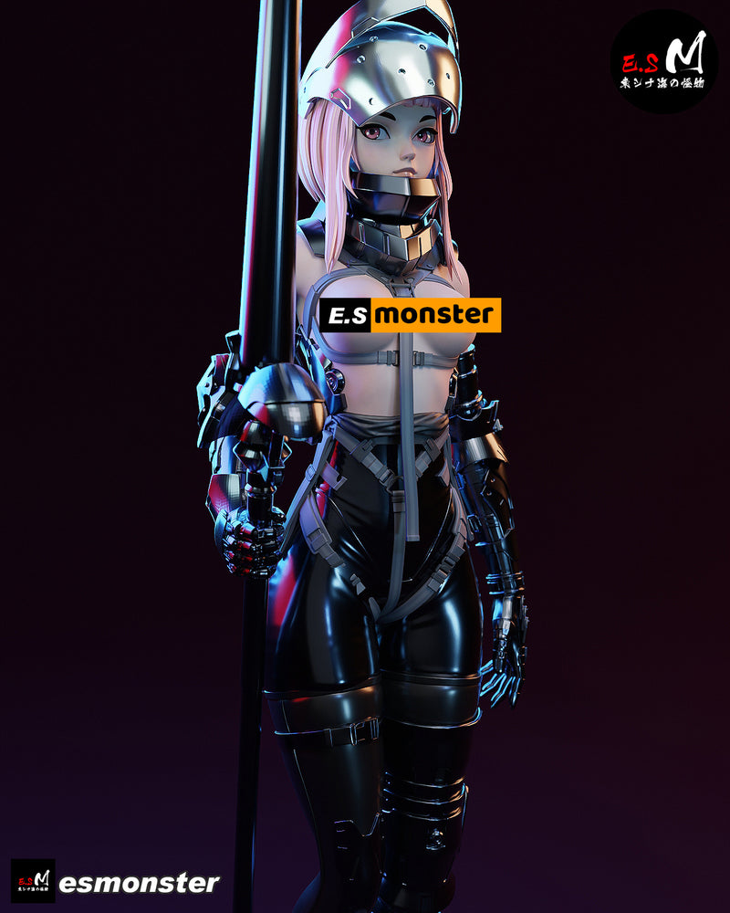 Lanze Reiter | Pin-Up Statue Fan Art Miniature Unpainted | E.S Monster