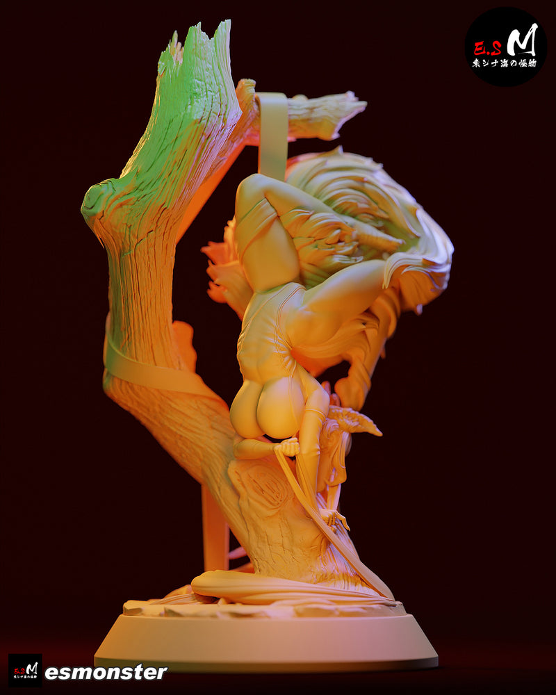 Igumi | Pin-Up Statue Fan Art Miniature Unpainted | E.S Monster