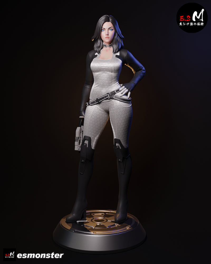 Miranda | Pin-Up Statue Fan Art Miniature Unpainted | E.S Monster