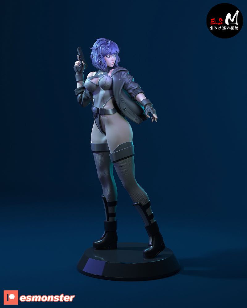 Motoko | Pin-Up Statue Fan Art Miniature Unpainted | E.S Monster
