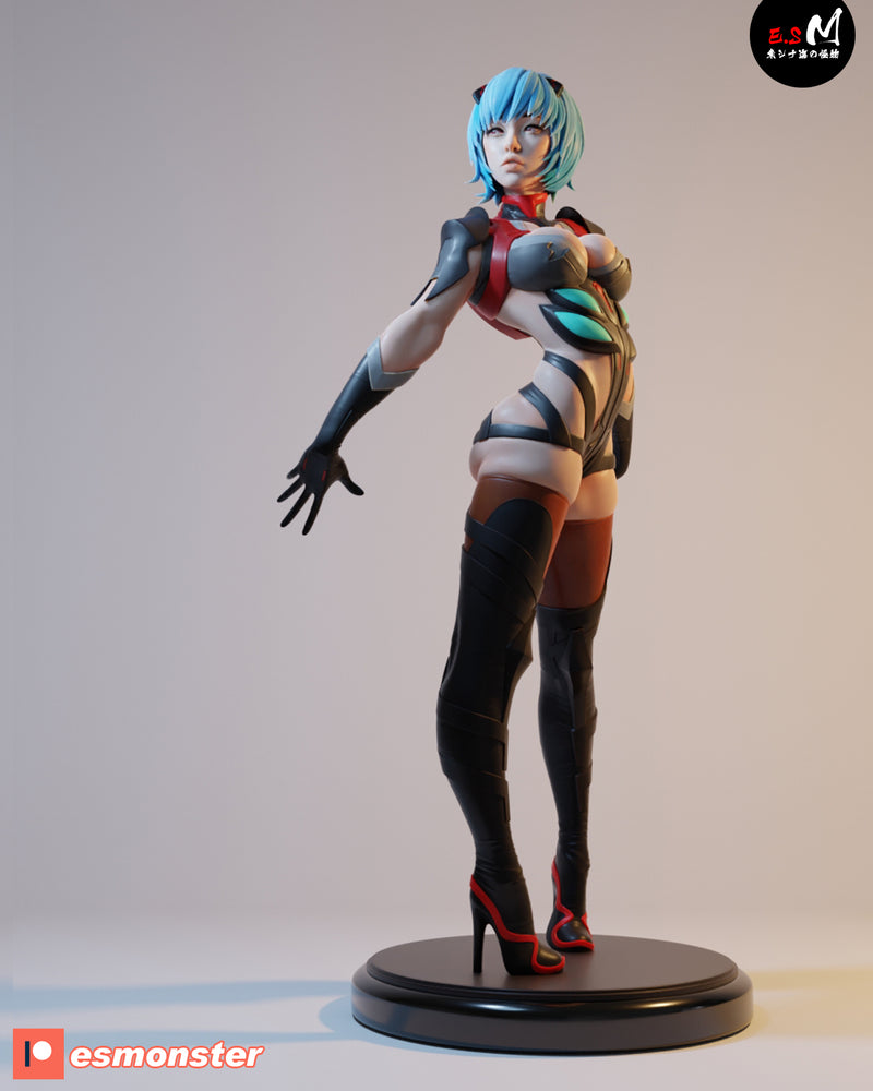 Ray | Pin-Up Statue Fan Art Miniature Unpainted | E.S Monster