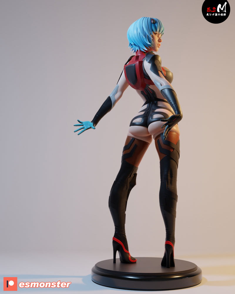 Ray | Pin-Up Statue Fan Art Miniature Unpainted | E.S Monster