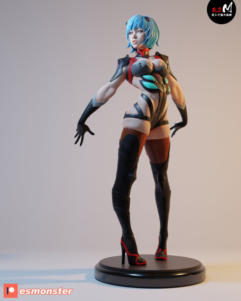 Ray | Pin-Up Statue Fan Art Miniature Unpainted | E.S Monster