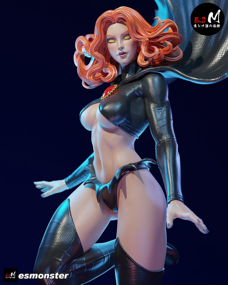 Red Queen | Pin-Up Statue Fan Art Miniature Unpainted | E.S Monster