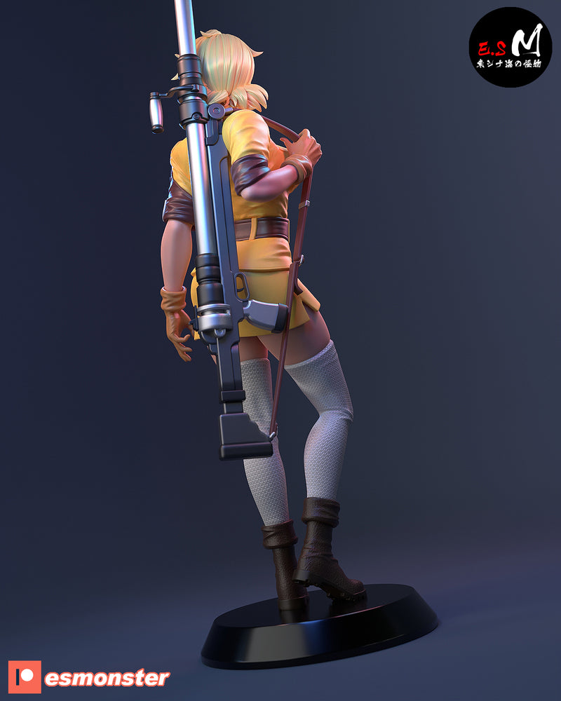 Seras Victoria | Pin-Up Statue Fan Art Miniature Unpainted | E.S Monster