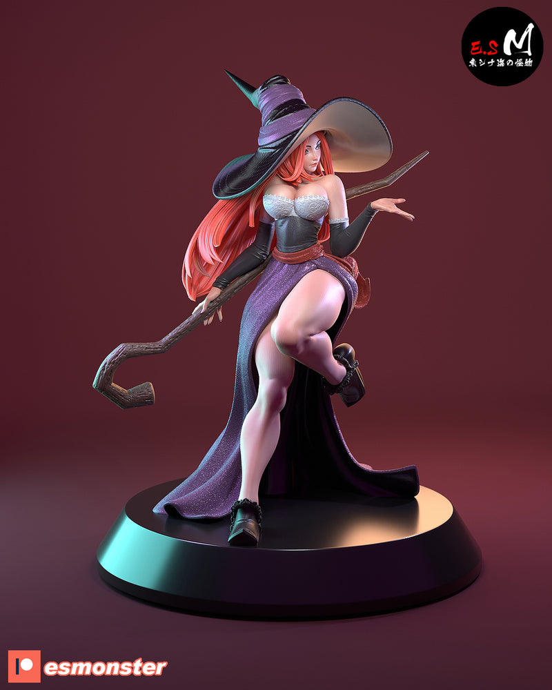 Sorceress | Fan Art Statue Scale Model Kit Unpainted | E.S Monster