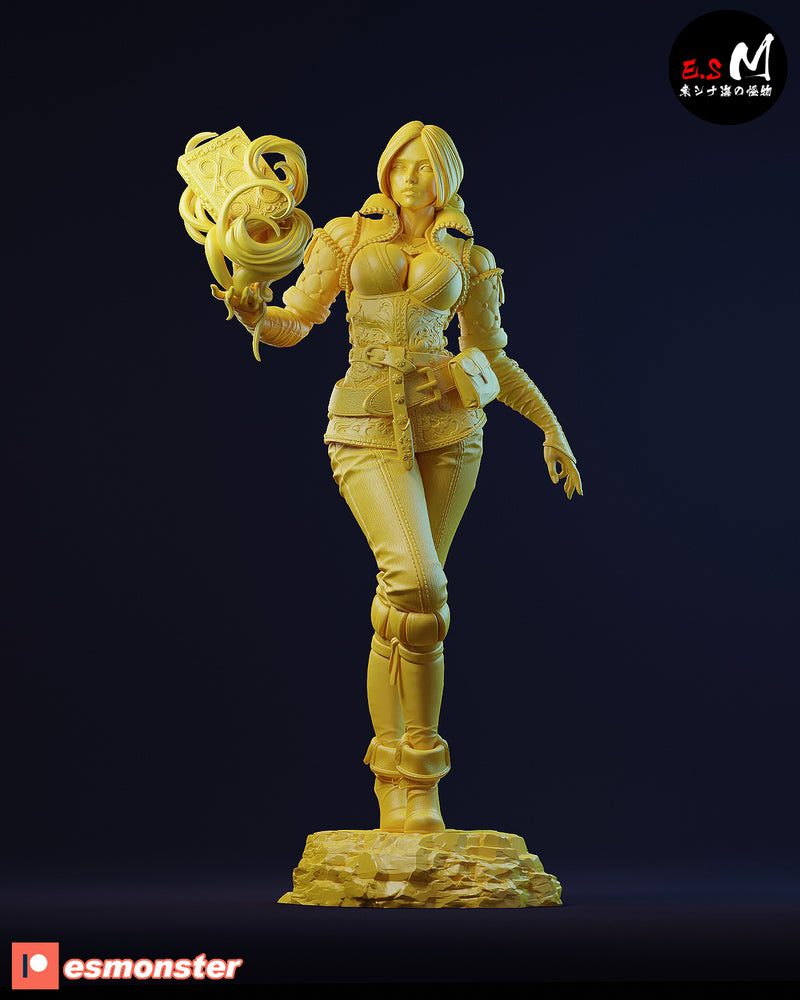 Trist | Pin-Up Statue Fan Art Miniature Unpainted | E.S Monster