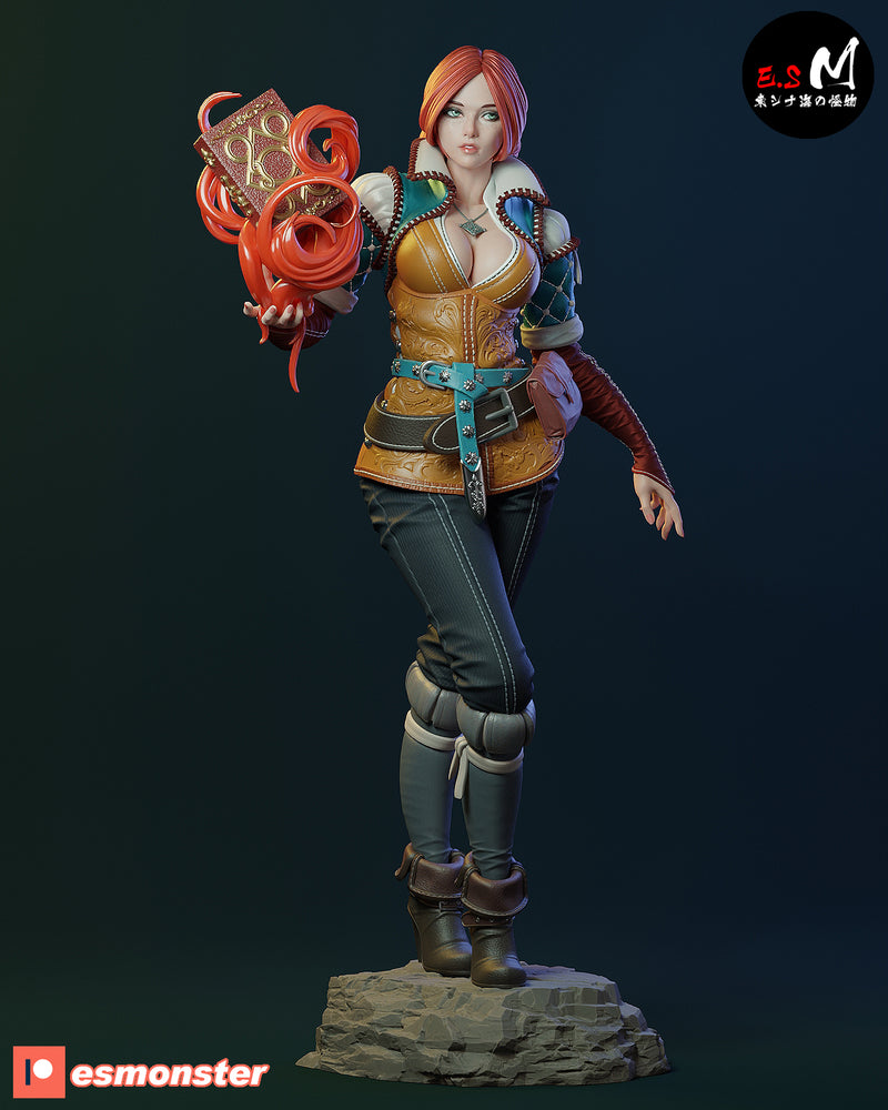 Trist | Pin-Up Statue Fan Art Miniature Unpainted | E.S Monster