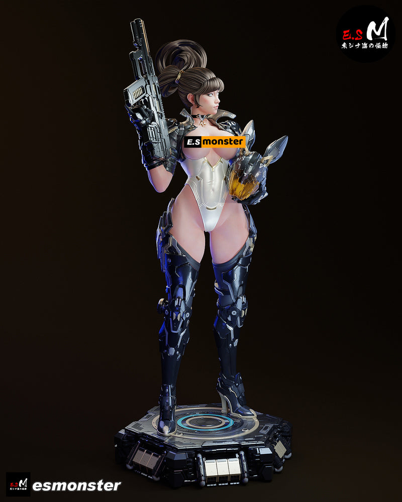 Bunny | Pin-Up Statue Fan Art Miniature Unpainted | E.S Monster