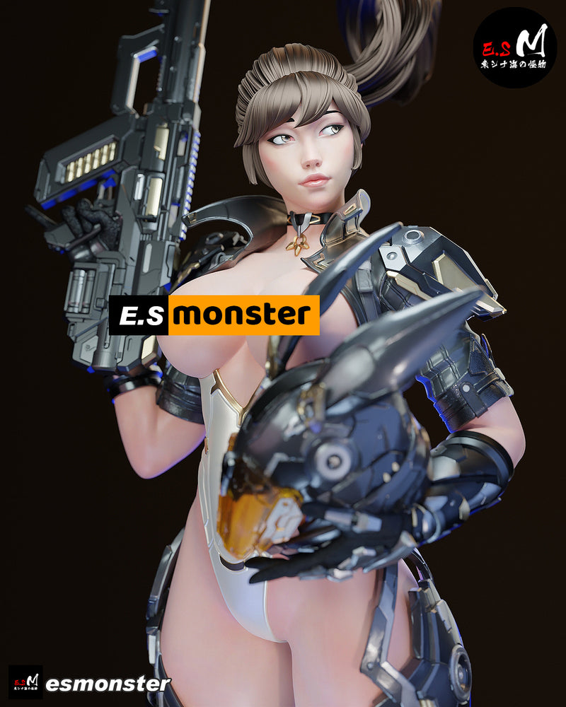 Bunny | Pin-Up Statue Fan Art Miniature Unpainted | E.S Monster