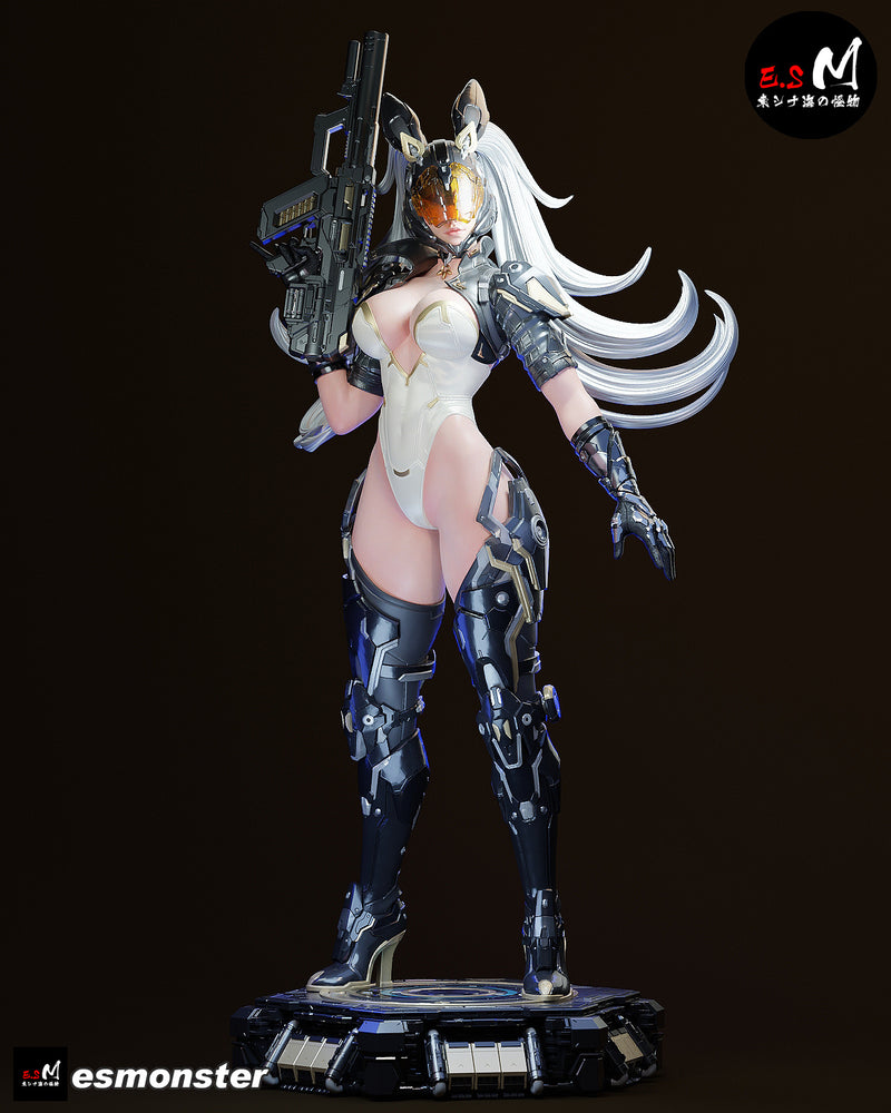 Bunny | Pin-Up Statue Fan Art Miniature Unpainted | E.S Monster