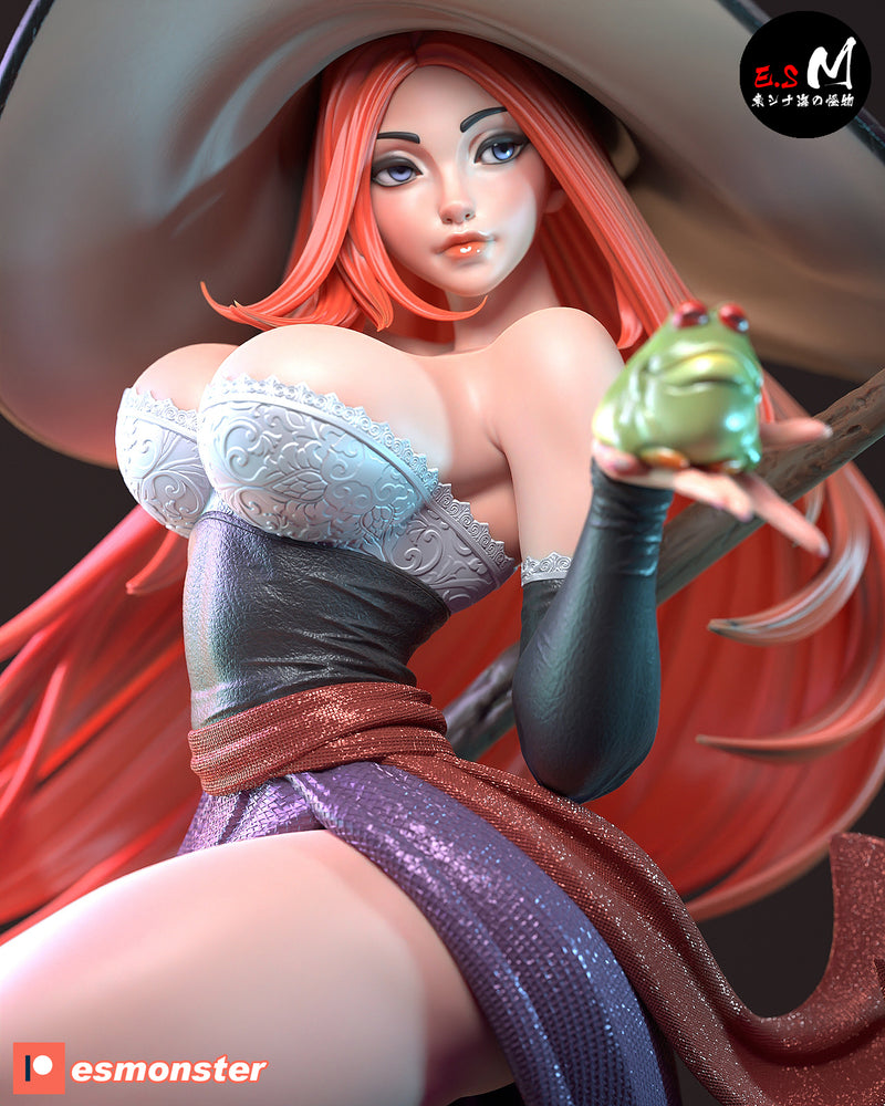 Sorceress | Fan Art Statue Scale Model Kit Unpainted | E.S Monster
