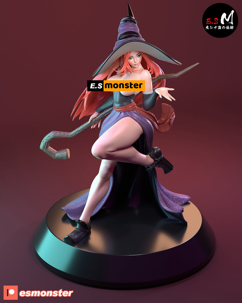 Sorceress | Fan Art Statue Scale Model Kit Unpainted | E.S Monster