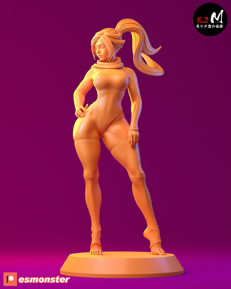 Yoru | Pin-Up Statue Fan Art Miniature Unpainted | E.S Monster