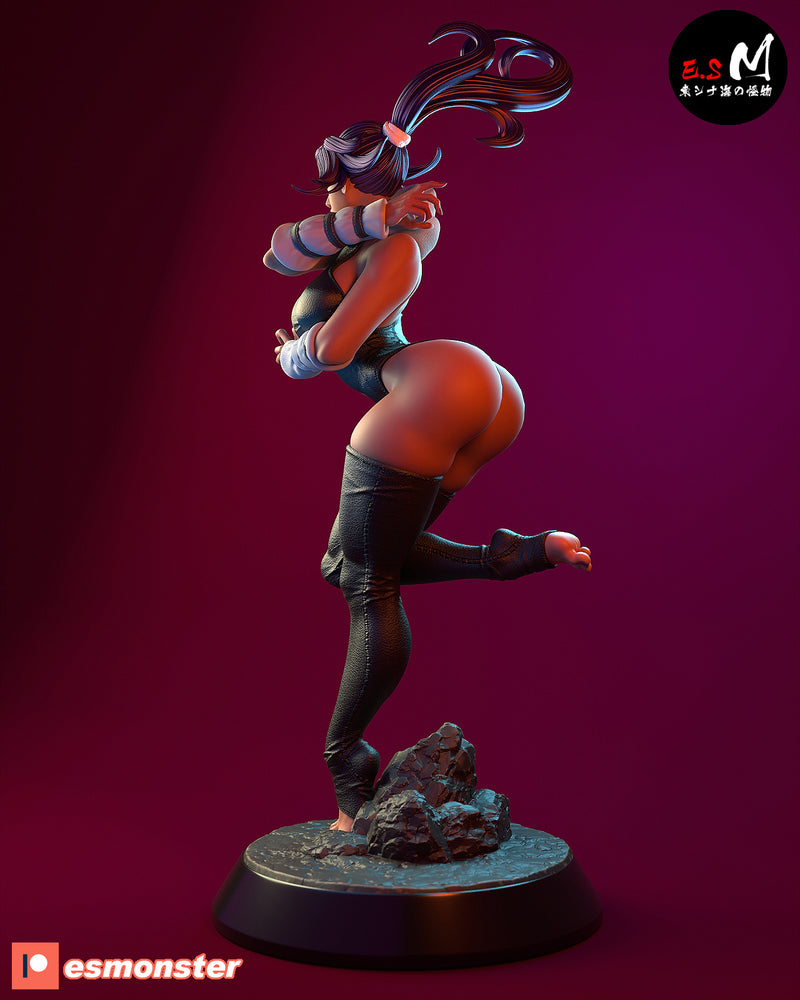 Yoru Bichi | Pin-Up Statue Fan Art Miniature Unpainted | E.S Monster