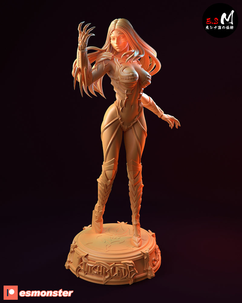 Sara Pezzini | Pin-Up Statue Fan Art Miniature Unpainted | E.S Monster