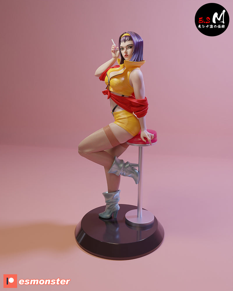 Fay Vay | Pin-Up Statue Fan Art Miniature Unpainted | E.S Monster