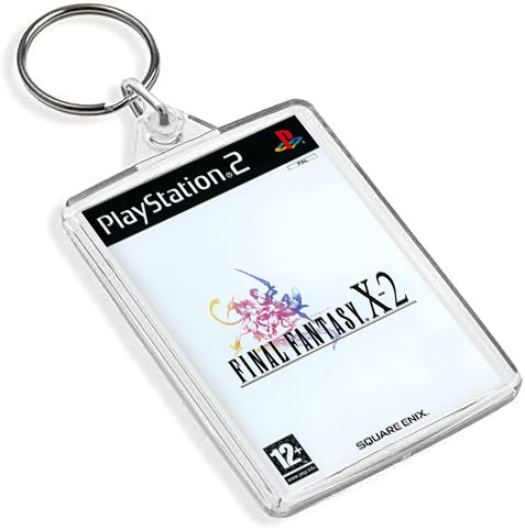 Retro Gaming Box Art Keyring - Gen VI P2 Console Style (Titles A-G)