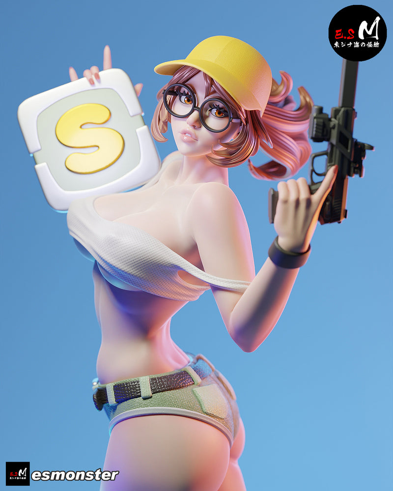 Fio | Pin-Up Statue Fan Art Miniature Unpainted | E.S Monster